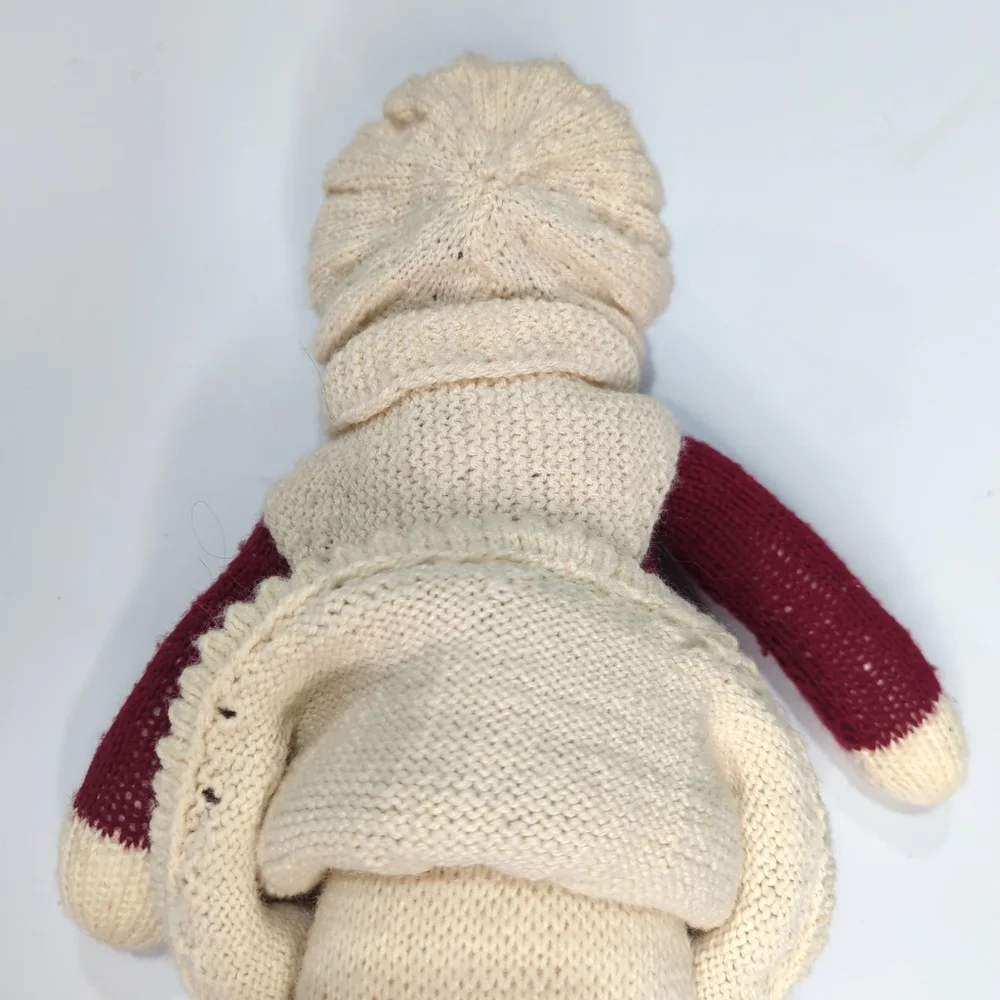 Vintage 1980's Crochet/Knit Handmade Prairie Doll Grandmother Doll